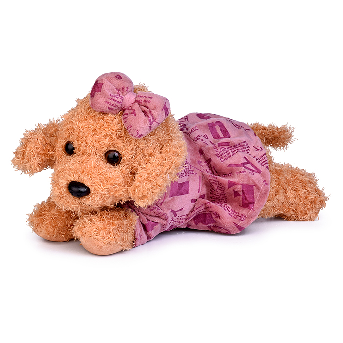 Фото к товару Мягкая игрушка М1630 "Собака" 25 см. Мягкая игрушка М1630 "Собака" 25 см.