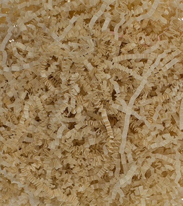 Наполнитель гофрированный бумажный для подарков 500 г, пергамент, в пластиковом пакете