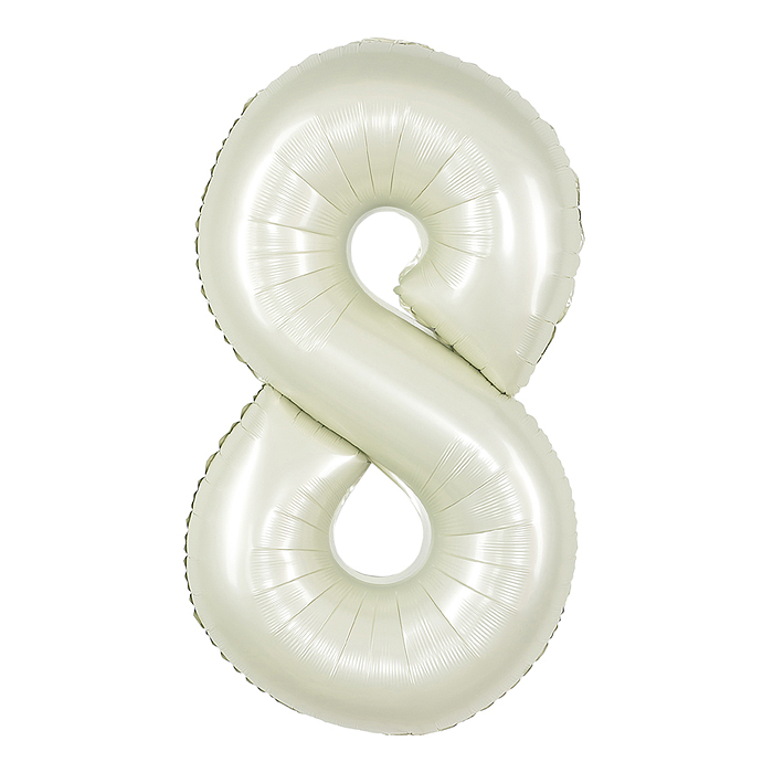 Шар (40''/102 см) Цифра, 8, Белый песок, Сатин, 1 шт. в уп. Шар (40''/102 см) Цифра, 8, Белый песок, Сатин, 1 шт. в уп.