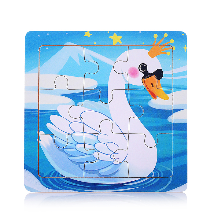 Пазл D2061-9 "Белый лебедь"