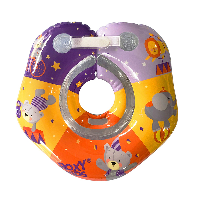 Круг надувной на шею для купания малышей Мишка Circus Круг надувной на шею для купания малышей Мишка Circus