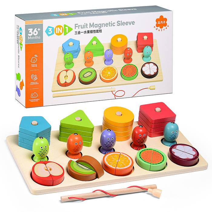 Игра развивающая D2171 "Фруктовая рыбалка"