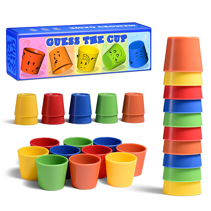 Игра развивающая D2193 "Стаканчики" в коробке Игра развивающая D2193 "Стаканчики" в коробке