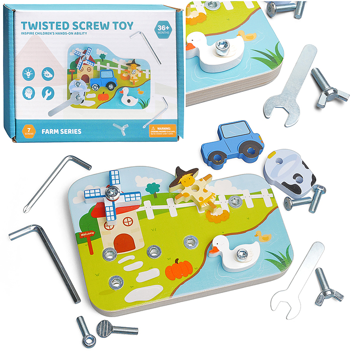 Игра развивающая D2202 "Ферма" Игра развивающая D2202 "Ферма"