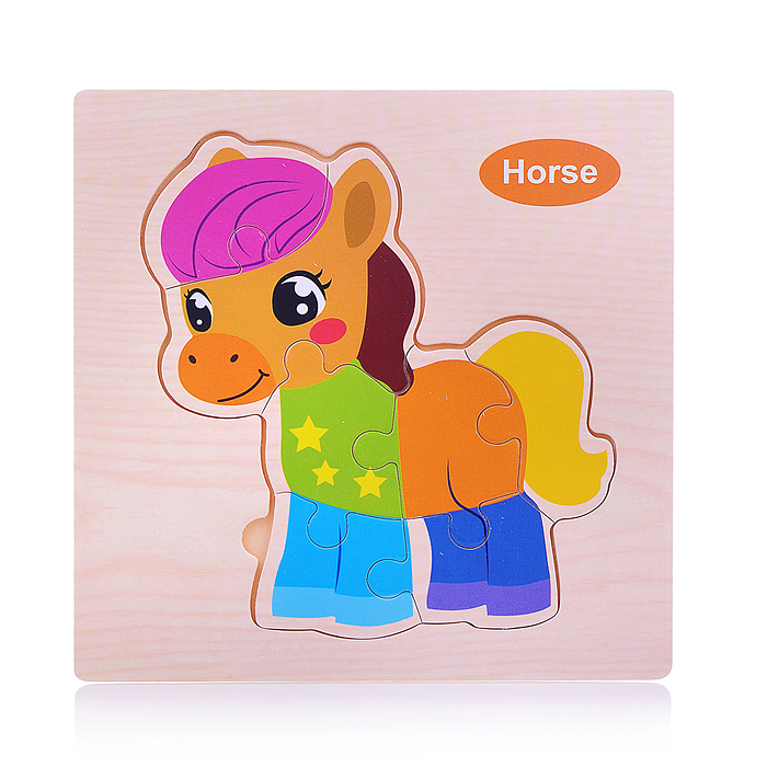 Пазл-вкладыш D2217 "Пони" Пазл-вкладыш D2217 "Пони"