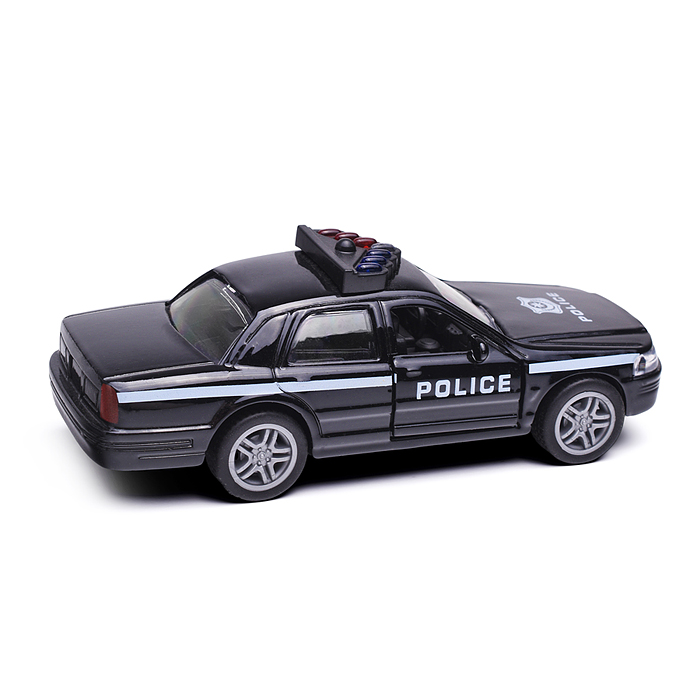 Фото к товару Чёрная инерционная служебная машинка Купе die-cast,1:32, открывающиеся двери Чёрная инерционная служебная машинка Купе die-cast,1:32, открывающиеся двери