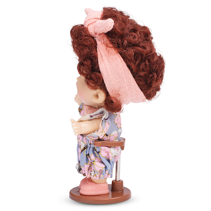 Виниловая кукла Baby Cute с бантиком, 10 см