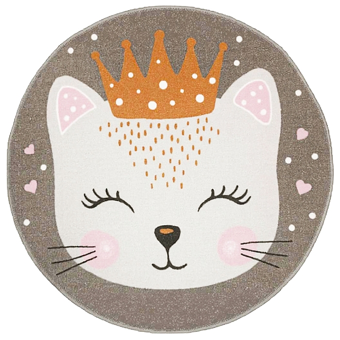 Ковер "Принцесса" дет. 1х1 круглый, TPR (прорезиненный) Ковер "Принцесса" дет. 1х1 круглый, TPR (прорезиненный)