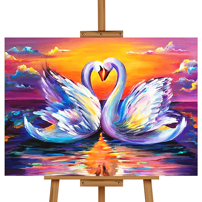 Фото к товару Набор для рисования MKR4030-96 "Картина по номерам 30х40см. Неразлучники" Набор для рисования MKR4030-96 "Картина по номерам 30х40см. Неразлучники"