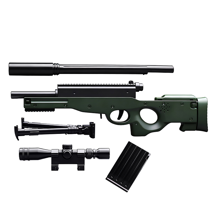 Фото к товару Винтовка BT0076 "Снайперская" в коробке Винтовка BT0076 "Снайперская" в коробке