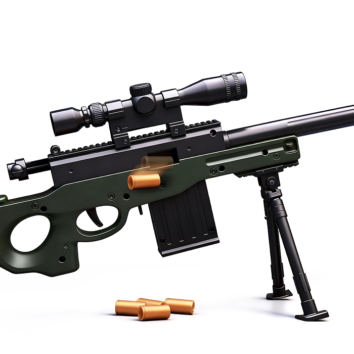 Фото к товару Винтовка BT0076 "Снайперская" в коробке Винтовка BT0076 "Снайперская" в коробке