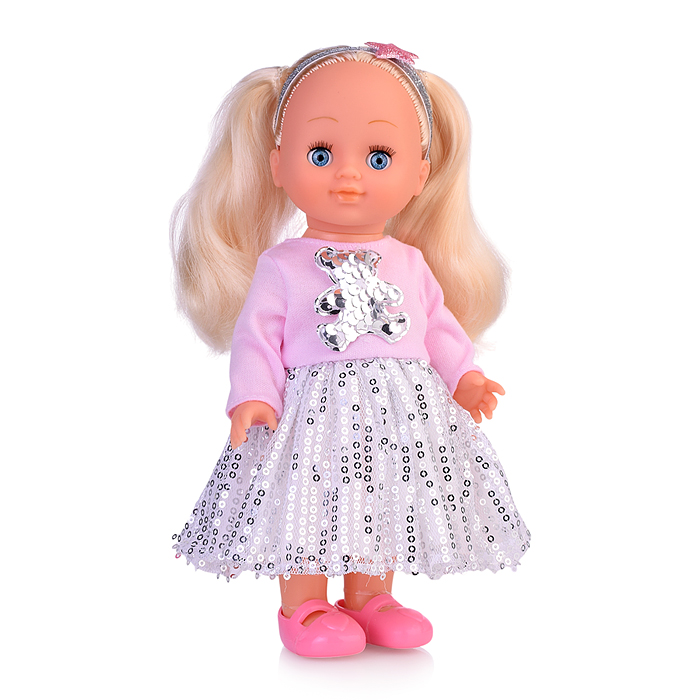 Фото к товару Кукла 25см, озвуч., (закр. гл., Абвгдейка песня акс. в ассортименте) Кукла 25см, озвуч., (закр. гл., Абвгдейка песня акс. в ассортименте)