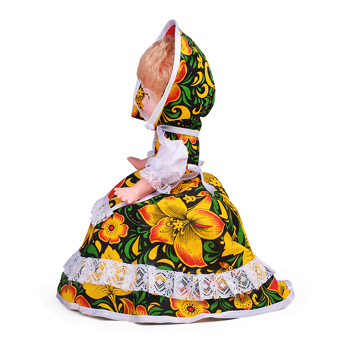 Кукла Чайница Хохлома, в пакете