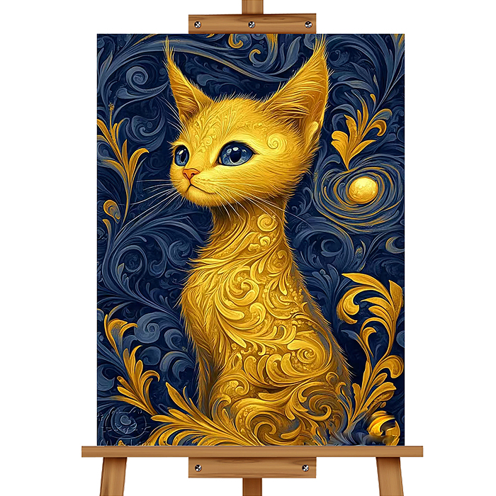 Фото к товару Набор для рисования MKR4030-62 "Картина по номерам 30х40см. Грациозная кошечка" Набор для рисования MKR4030-62 "Картина по номерам 30х40см. Грациозная кошечка"