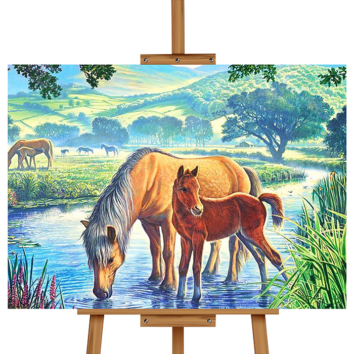 Фото к товару Набор для рисования MKR4030-93 "Картина по номерам 30х40 см. Семейная прогулка" Набор для рисования MKR4030-93 "Картина по номерам 30х40 см. Семейная прогулка"