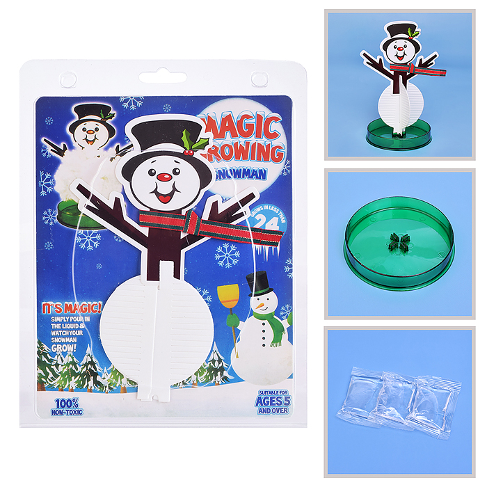 Набор опытов 00-7586 "Волшебный снеговичок" в коробке