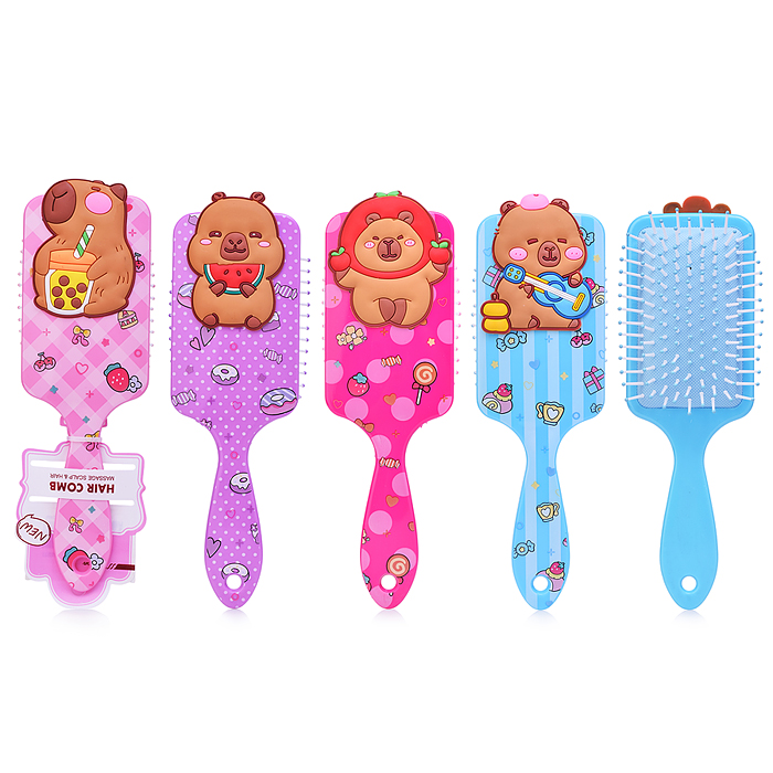 Расческа детская 00-7547 "Модный капибара" Расческа детская 00-7547 "Модный капибара"