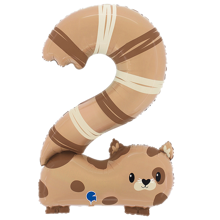 Шар (35''/89 см) Цифра, 2 Котенок, 1 шт. в уп. Шар (35''/89 см) Цифра, 2 Котенок, 1 шт. в уп.