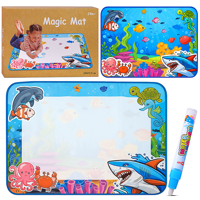 Коврик для рисования A5214 "Подводный мир" в коробке Коврик для рисования A5214 "Подводный мир" в коробке