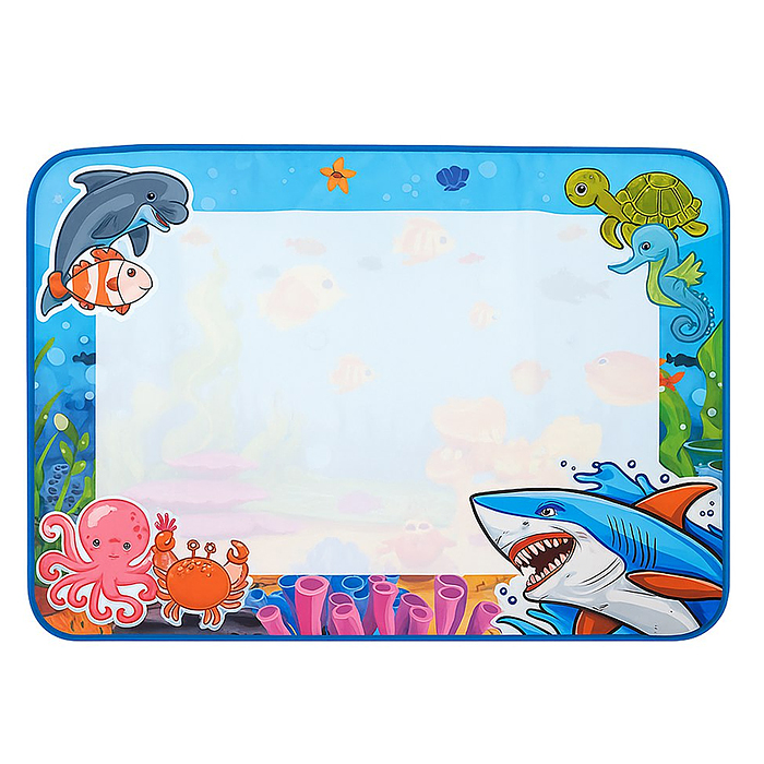 Коврик для рисования A5214 "Подводный мир" в коробке