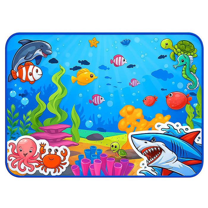 Коврик для рисования A5214 "Подводный мир" в коробке
