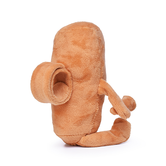 Мягкая игрушка М1619 "Полено с битой" 28 см.