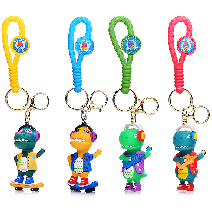 Брелок 00-7560 "Модный динозаврик" Брелок 00-7560 "Модный динозаврик"