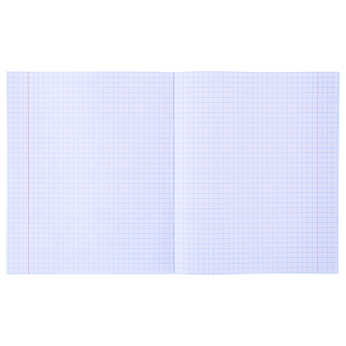 Тетрадь 24л. клетка зеленая обложка  внутр блок офсет № 1 белизна 96%, плотность 60г/м2