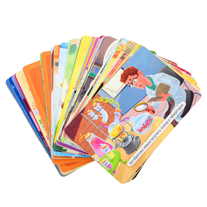 Фото к товару Игра карточная. Серия Правда-ложь. Вирусы и бактерии. 60 карточек. Игра карточная. Серия Правда-ложь. Вирусы и бактерии. 60 карточек.