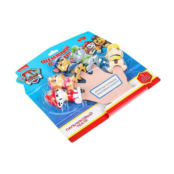 Фото к товару Игрушка для ванны "Щенячий Патруль. Пальчиковый театр" 5 шт. на блистер Игрушка для ванны "Щенячий Патруль. Пальчиковый театр" 5 шт. на блистер