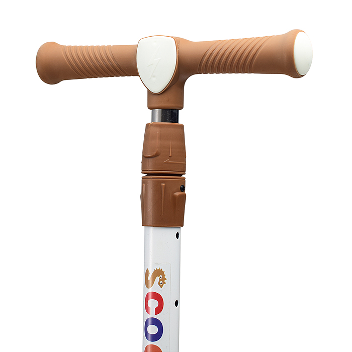 Фото к товару Самокат U001198Y 3-х кол., коричневый, PU, в коробке Самокат U001198Y 3-х кол., коричневый, PU, в коробке