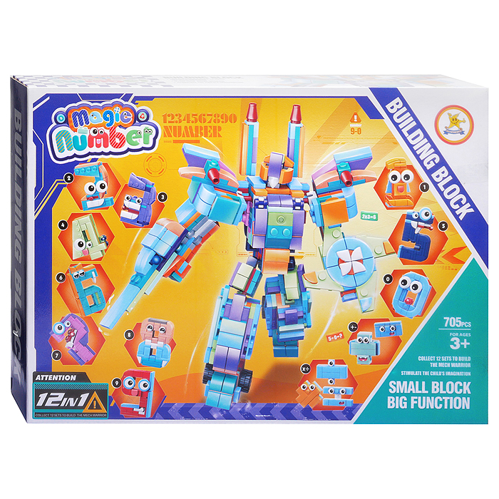 Робот SM2551C "Цифра" в ассортименте, в коробке