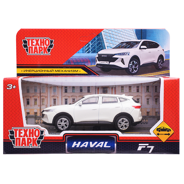 Фото к товару Машина металл Haval f7 10,5 см, (белый) инерц, в коробке Машина металл Haval f7 10,5 см, (белый) инерц, в коробке