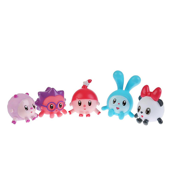 Фото к товару Игрушка пластизоль для ванны "Малышарики" Пальчиковый театр Игрушка пластизоль для ванны "Малышарики" Пальчиковый театр