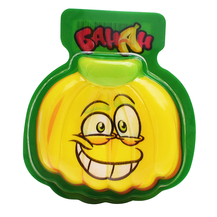 Жевательный мармелад с кислой начинкой "Банан" 12гр*50шт