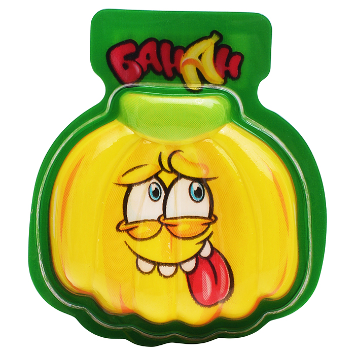 Жевательный мармелад с кислой начинкой "Банан" 12гр*50шт