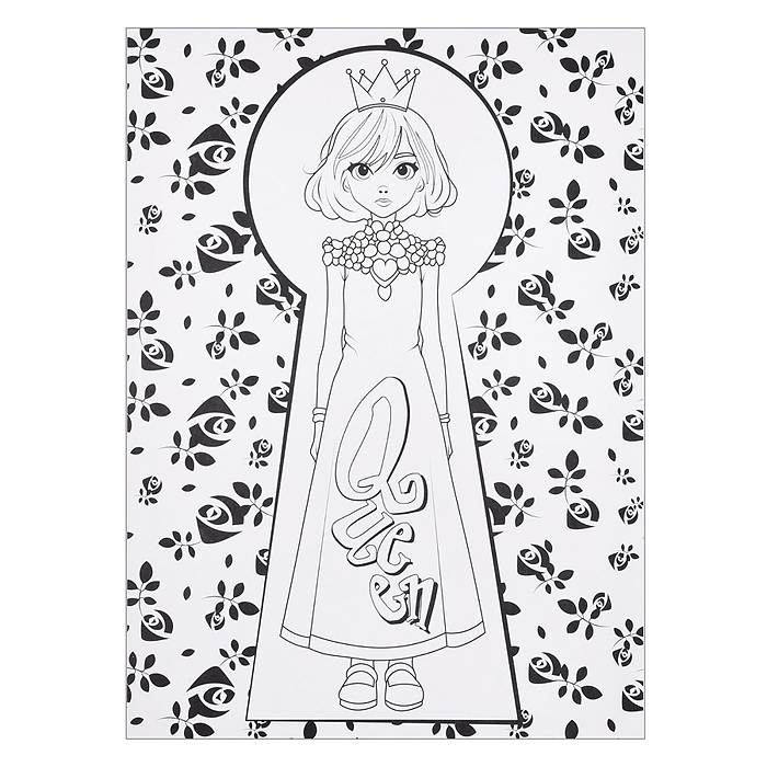 Мегараскраска "Алиса в стране чудес"