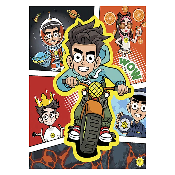 Фото к товару Картина по номерам "Мото" 40 х 50 см., Влад А4 Картина по номерам "Мото" 40 х 50 см., Влад А4