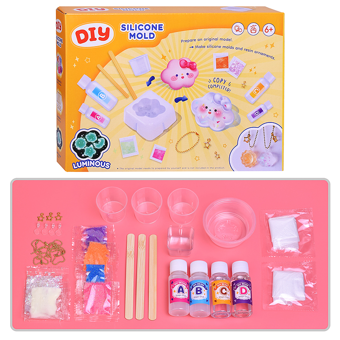 Набор творческая мастерская JX324 "Фигурки из геля" в коробке