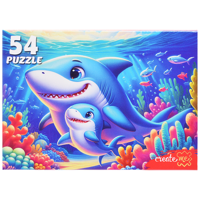 Пазлы 54 "Подводный мир"