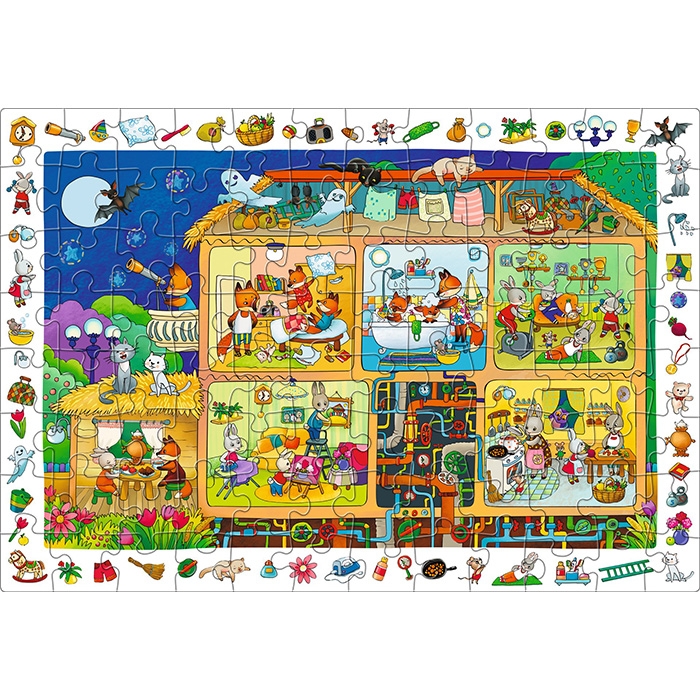 Фото к товару IQ Пазл с развивающей игрой 80 "Милый домик" 5+ (new) IQ Пазл с развивающей игрой 80 "Милый домик" 5+ (new)