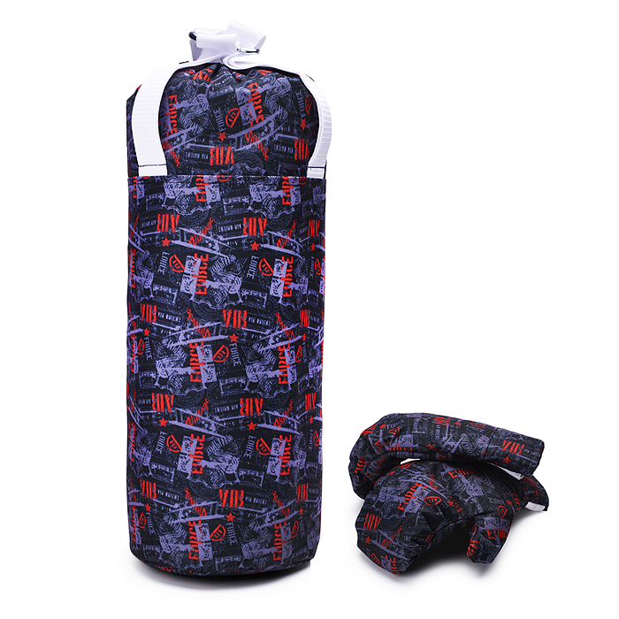 Набор детский игровой (перчатки, груша 50 см.) Оксфорд (путешествие)