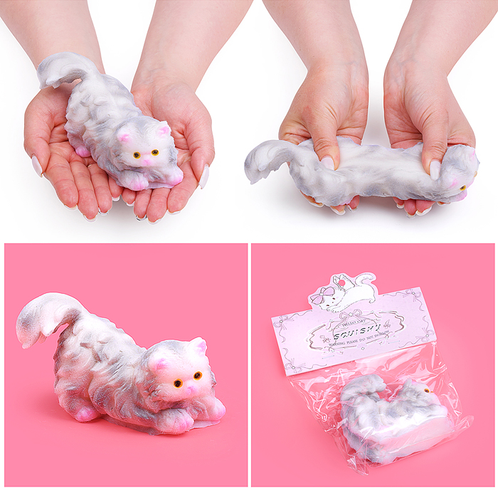 Игрушка-антистресс 00-6537 "Забавный котик" Игрушка-антистресс 00-6537 "Забавный котик"