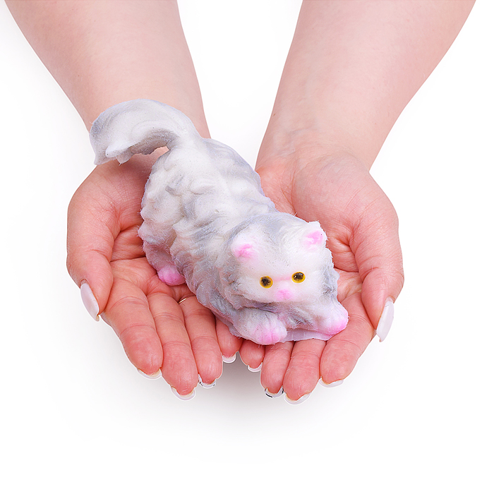 Фото к товару Игрушка-антистресс 00-6537 "Забавный котик" Игрушка-антистресс 00-6537 "Забавный котик"