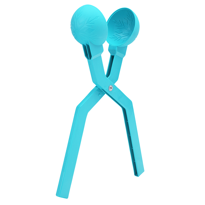 Форма для лепки снежков "Снежинка" (бирюзовый)