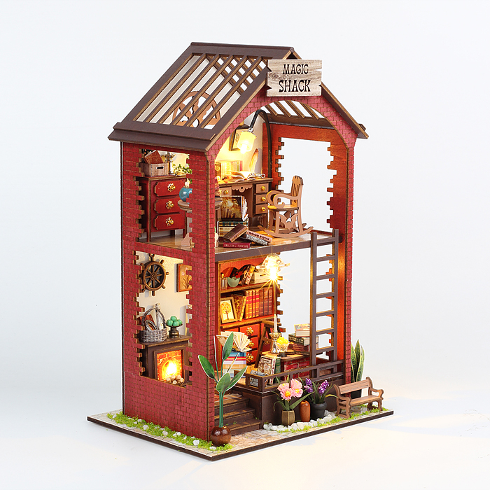 Фото к товару Конструктор TSZH220Z "Книжный дом 3D" в коробке Конструктор TSZH220Z "Книжный дом 3D" в коробке