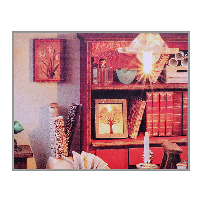 Фото к товару Конструктор TSZH220Z "Книжный дом 3D" в коробке Конструктор TSZH220Z "Книжный дом 3D" в коробке