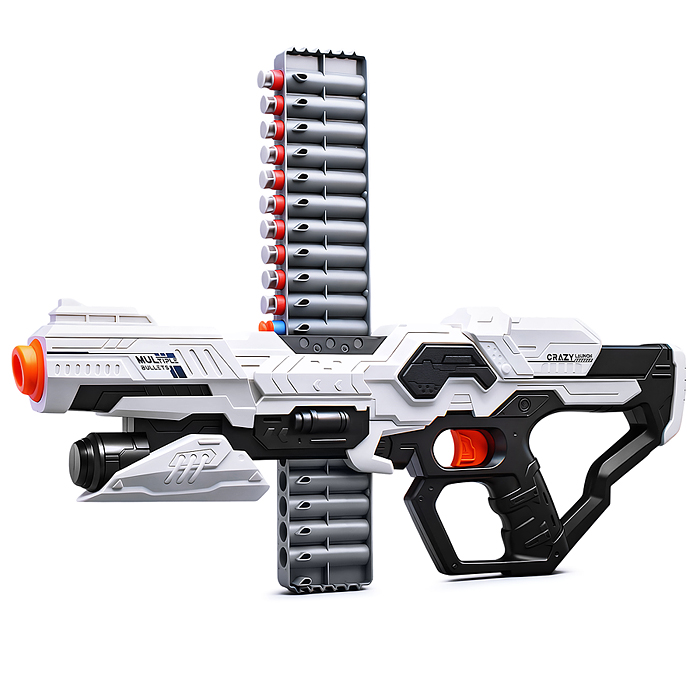 Бластер XH9999-1 "Квантовый Разрушитель" с полимерными пулями, в коробке