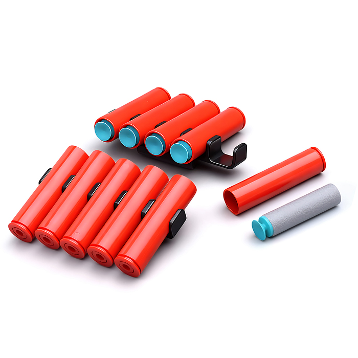 Бластер XH918 "Электро-Клык" с полимерными пулями, в коробке