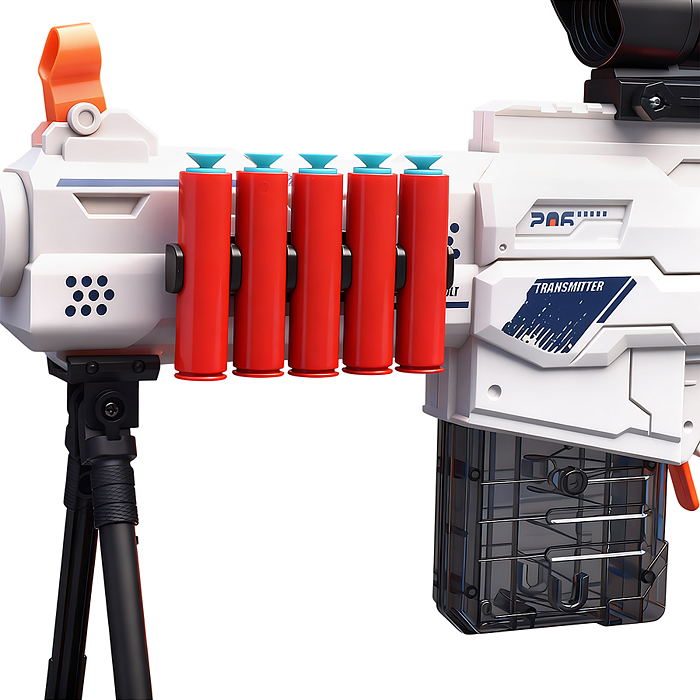 Бластер XH918 "Электро-Клык" с полимерными пулями, в коробке